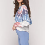 Mazzy Pullover - Seascape Spiral Tie Dye