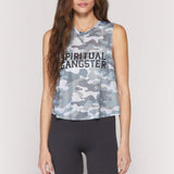 Varsity Crop Active Tank - Camo