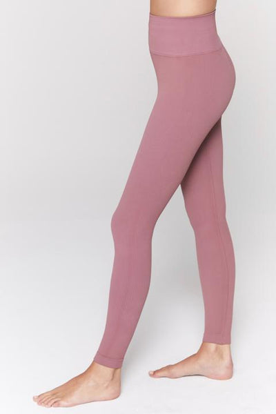 Metta Ribbed Legging-Coco