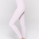 Metta Ribbed Legging-Rose Quartz