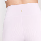 Metta Ribbed Legging-Rose Quartz