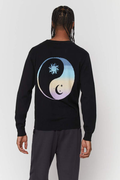 Yin Yang Unisex Parker Sweater - Vintage Black