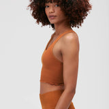 Amor Crop Tank - Nutmeg