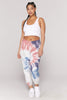 Perfect Terry Sweatpants - Seascape Spiral Tie Dye