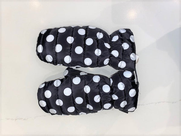 Jocasta Puffer Mitten - Polka Dot