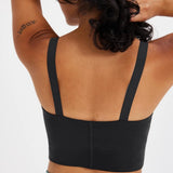 Mia High Neck Bra - Black