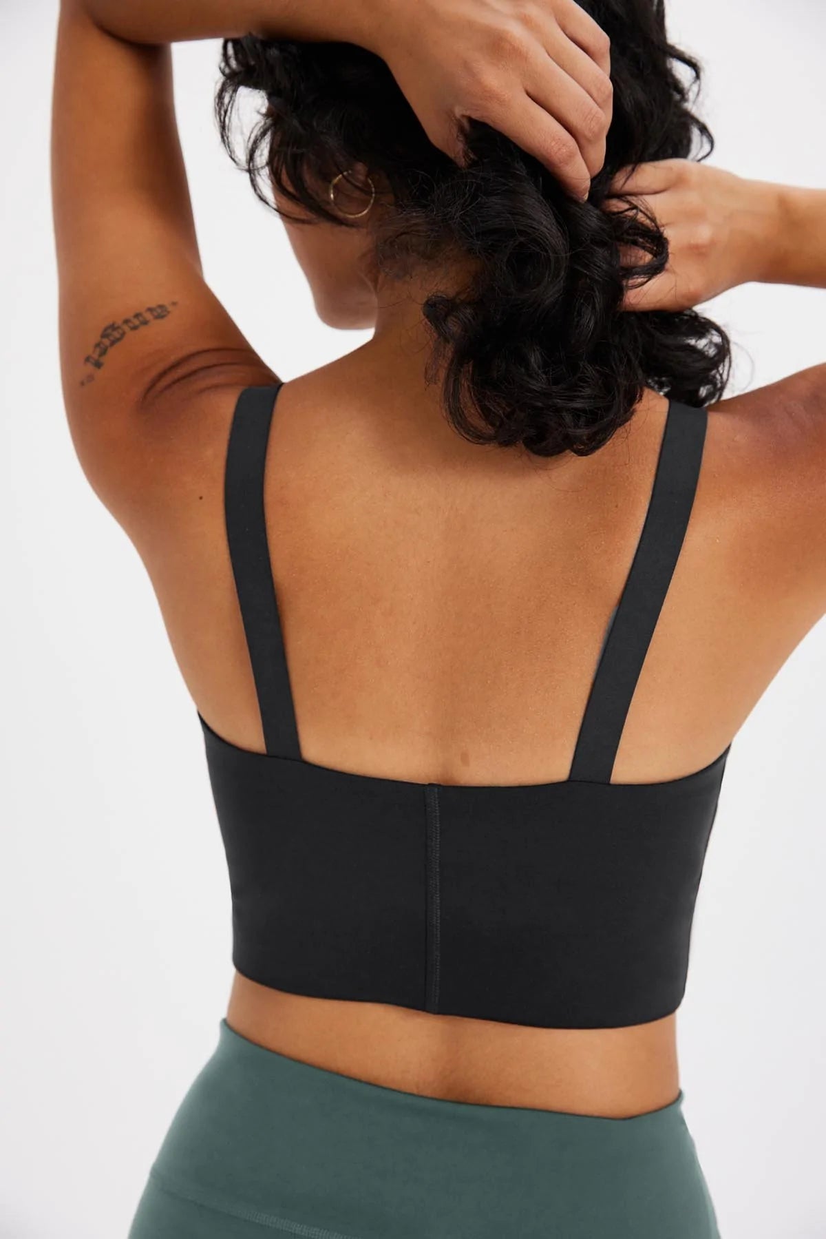 Mia High Neck Bra - Black