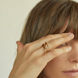 Laini Stacking Rings - Gold