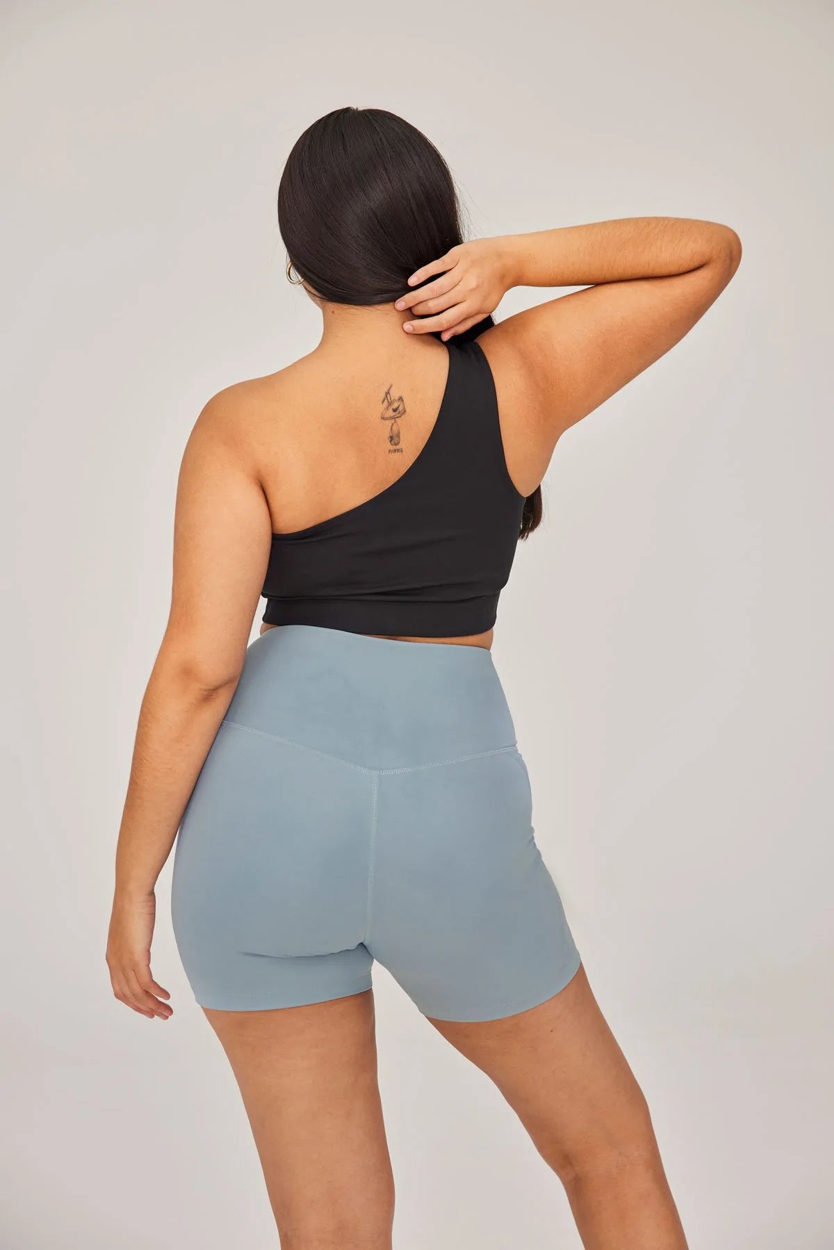 Bianca One Shoulder Bra - Black