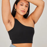 Bianca One Shoulder Bra - Black