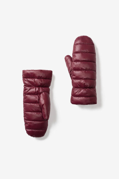 North Puffer Mittens - Wine