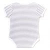 Striped Star Onesie - Grey/White