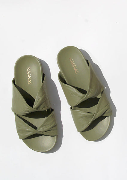 Morelia Pool Slide - Olive