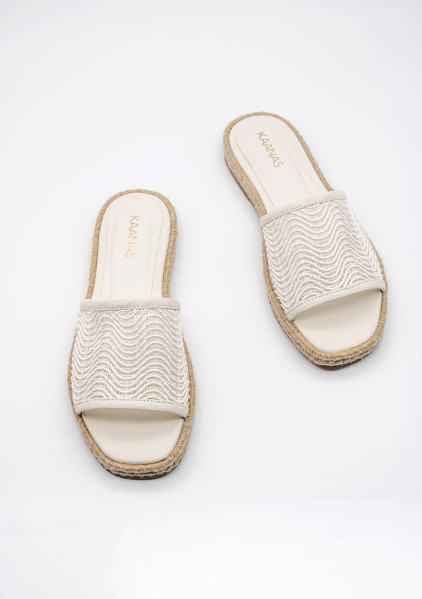 Bandung Espadrille Sandal - Ivory