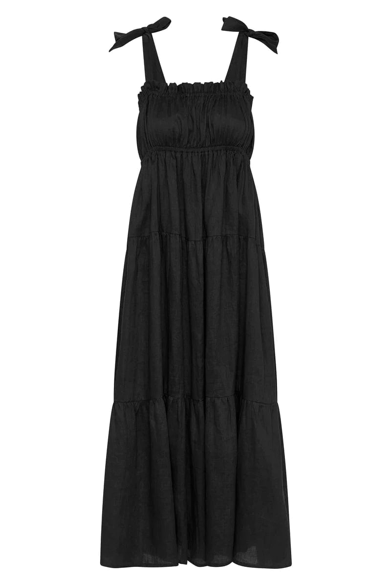 Bellamy Midi Dress- Black