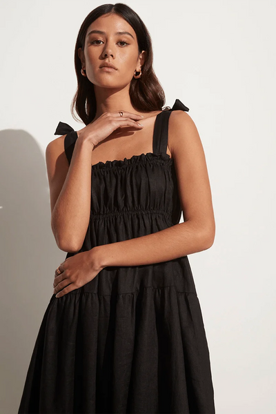 Bellamy Midi Dress- Black