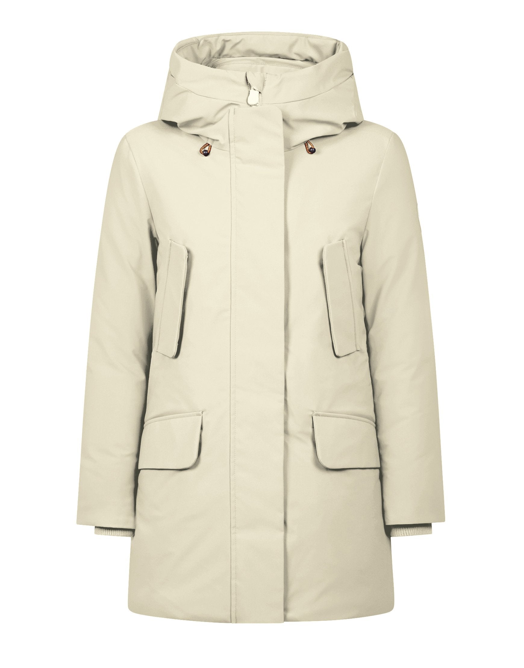 Smeg Winter Classic Hooded Parka - Cool Beige