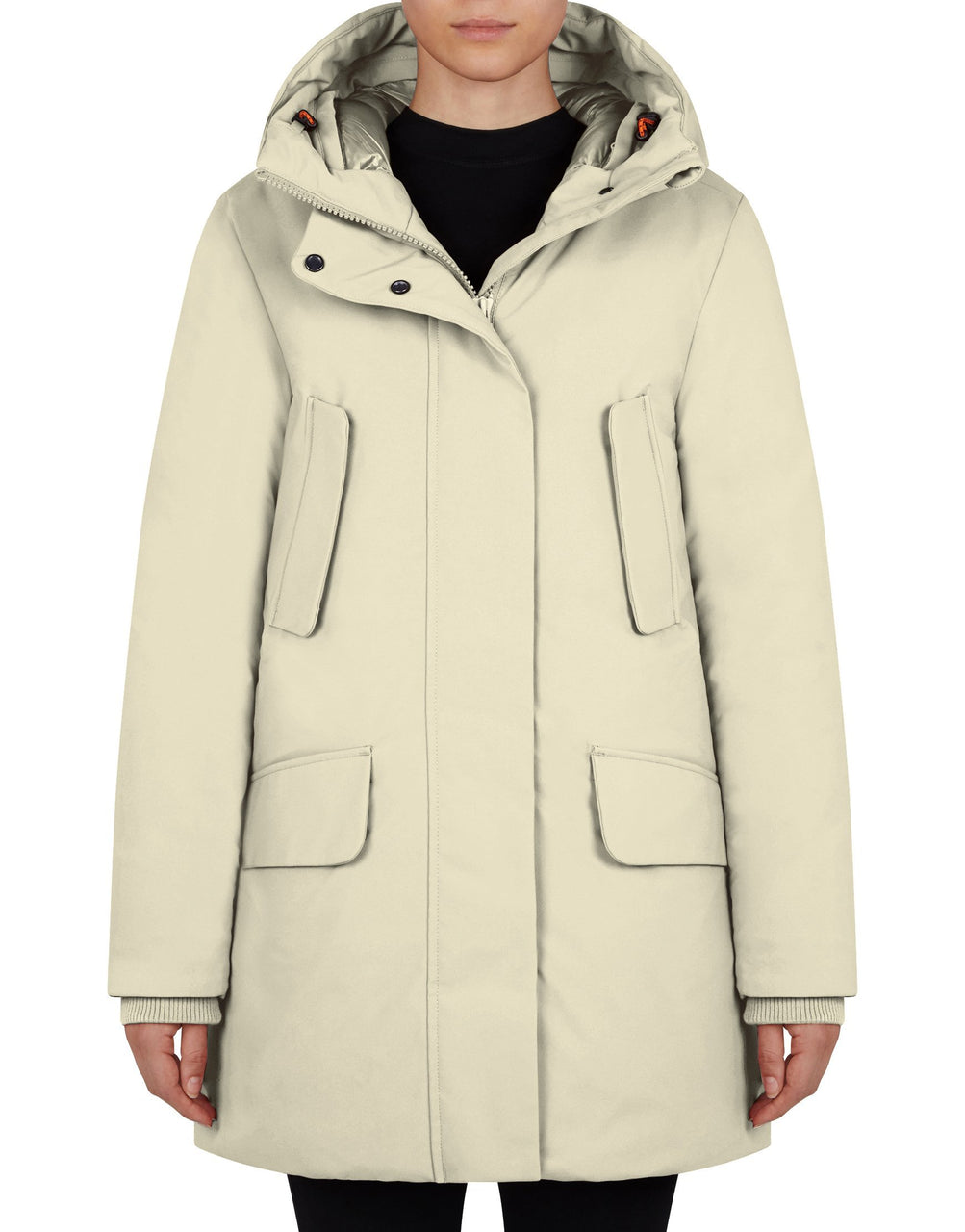 Smeg Winter Classic Hooded Parka - Cool Beige