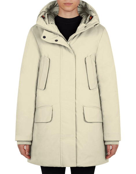 Smeg Winter Classic Hooded Parka - Cool Beige