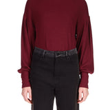 Cozy Nights Top- Dark Cherry