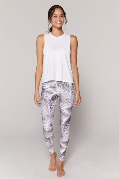 Sg Intent High Waist Legging - Big Palm Print