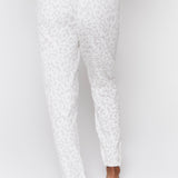 Laguna Sweatpant- Snow Leopard Print