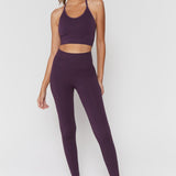 Icon T-Back Sports Bra-  Blackberry