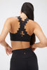 Felicity Dream Tech Eco Jersey Sports Bra- Black