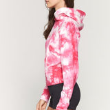 Tie Dye Skye Hoodie - Ruby Cloud