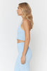 Love Sculpt Ruffle Leggings - Pastel Blue