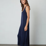 Eilis Satin Long Dress- Night