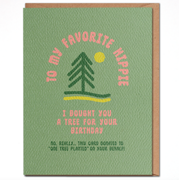 Hippie Charity Card