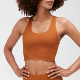 Amor Crop Tank - Nutmeg