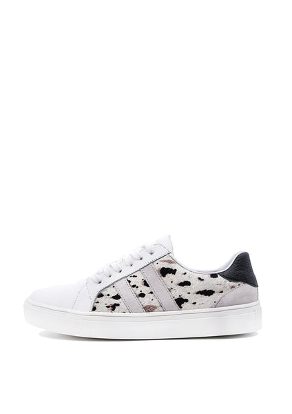Avila Animal Print Sneaker - Grey