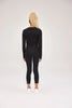 ReSet Cropped Long Sleeve Top - Black