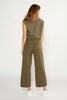 Vivian Wide Leg Terry Pant - Sea Turtle