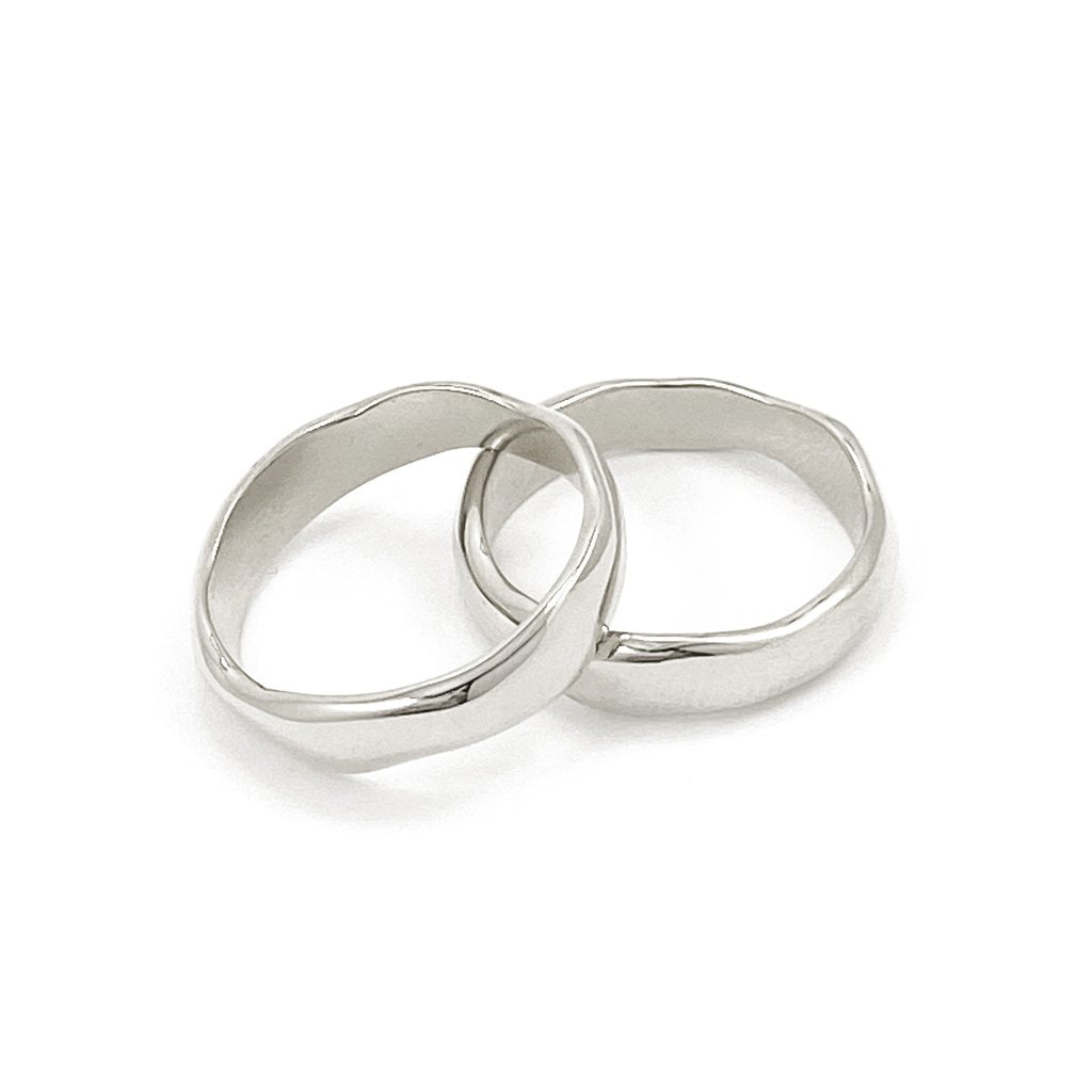 Wavi Ring - Silver/Thin