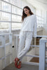 Belle Sherpa Fleece Jogger - Cream