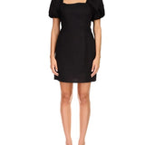 Resort Poplin Dress-Black