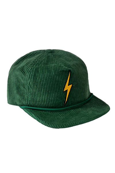 Bolt Corduroy Vintage Trucker Hat - Kelly Green