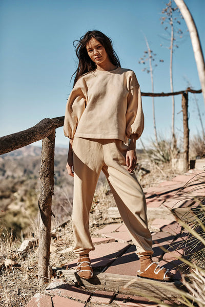 Debra Soft Fleece Pant - Mango
