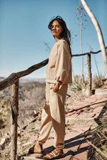 Debra Soft Fleece Pant - Mango