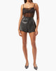 Vegan Flare Bell Short- Black