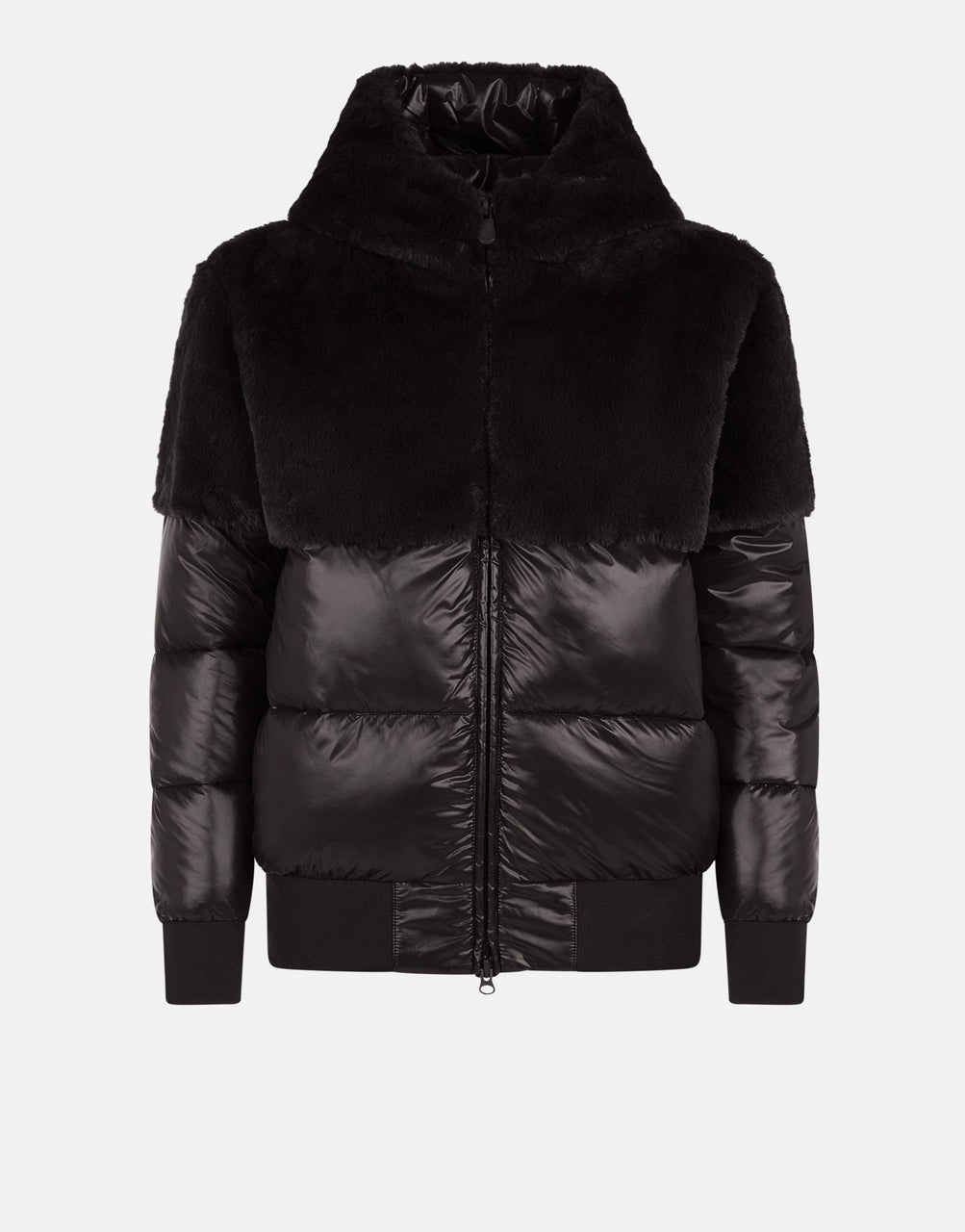 Ginevra Hooded Jacket- Black
