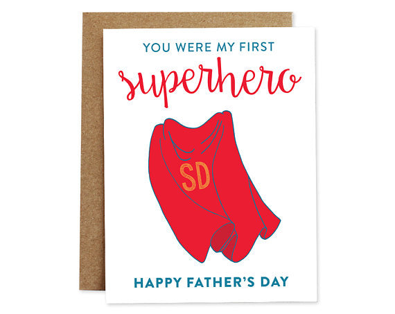 My First Superhero - Father's Day Card