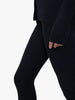 Knitted Ankle Skimmer- Black