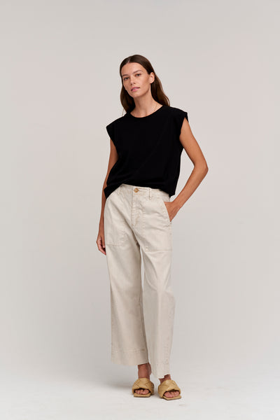 MYA COTTON CANVAS PANT - OAT