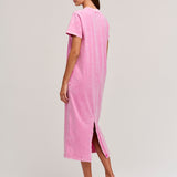 GABBY MINERAL WASH DRESS - Pink