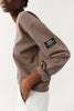 New Because Sweatshirt Woman - Topo