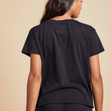 Jersey Crew Tee - Black